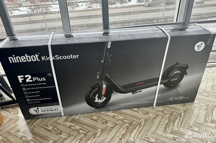 Электросамокат ninebot kickscooter f2 plus