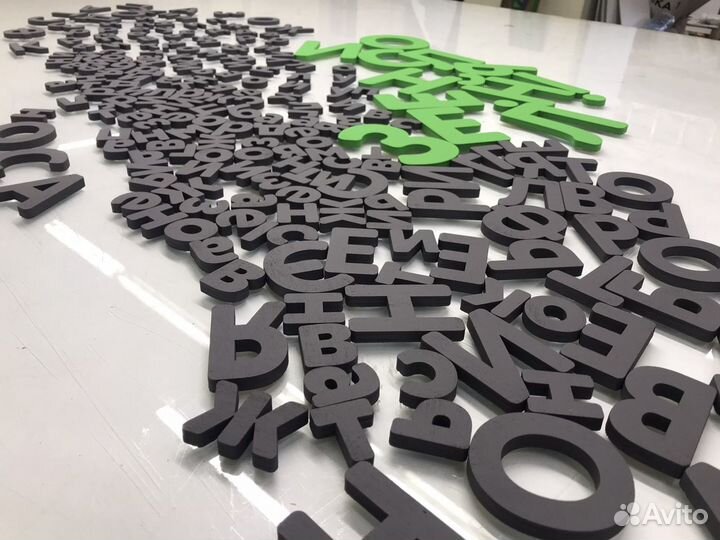 Буквы и Вывески из пластика и пенопласта