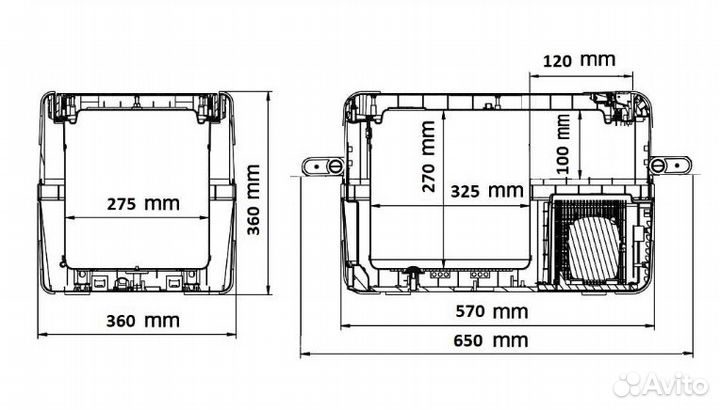 Холодильник маленький