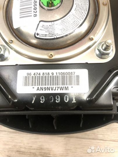 Аирбаг водителя (подушка в руль) левый Chevrolet