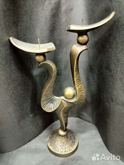 Подсвечник силумин СССР