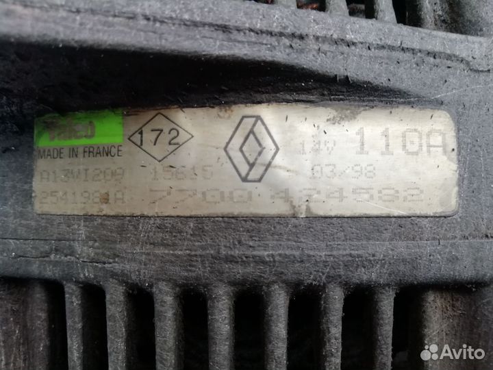 Генератор Рено Лагуна 1