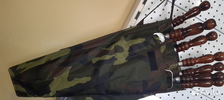 Шампура для люля и двойной спицей для овощей