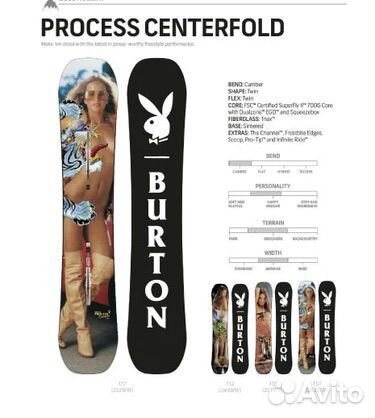 Сноуборд Burton Process x playboy 152