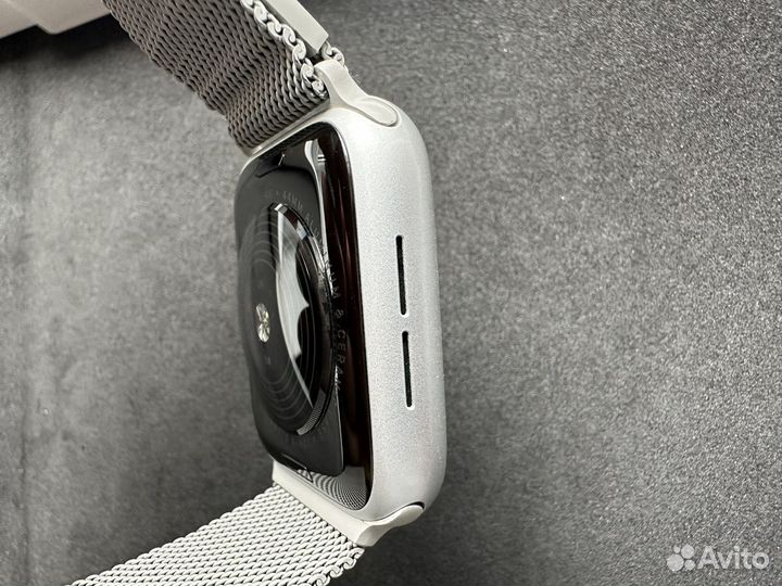 Apple watch SE 44mm Оригинал Silver акб 100