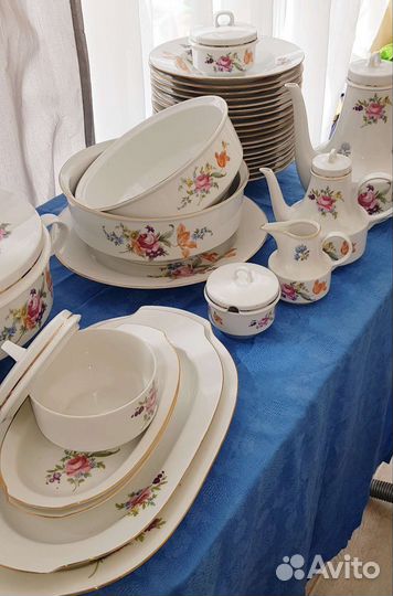 Набор столовой посуды гдр Ilmenau 70гг