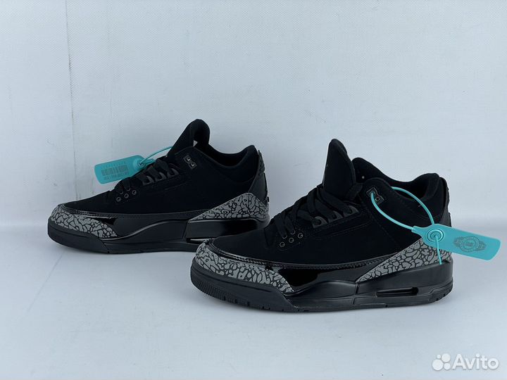 Кроссовки Nike Air Jordan 3 retro Black Cat