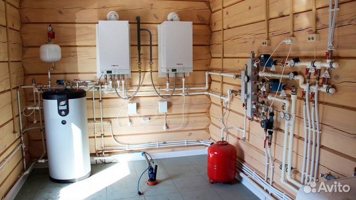 Отопление, водоснабжение, канализация. Тёплый пол