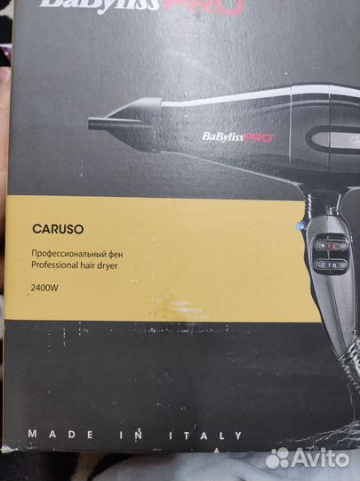 Фен babyliss pro caruso