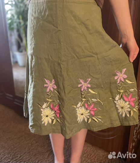 Льняная юбка hirsch