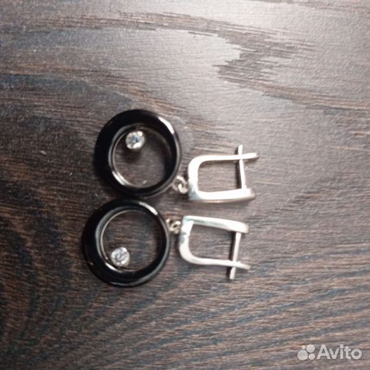 Серьги серебро 925 проба