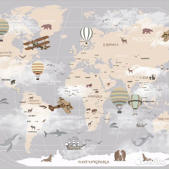 Детские фотообои 