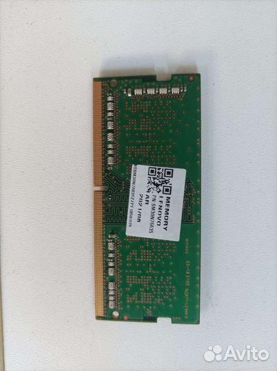 Оперативная память для ноутбука Lenovo ddr4 4Гб
