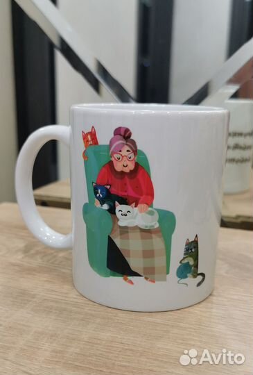 Кружка в подарок бабушке