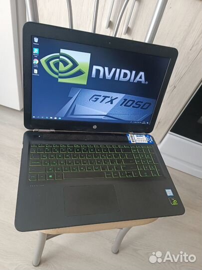 Игровой HP FullHD / i5-8300H / GTX1050 / 8GB / 1TB