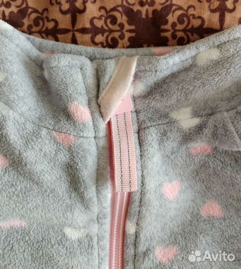 Флисовый комбинезон поддева 80