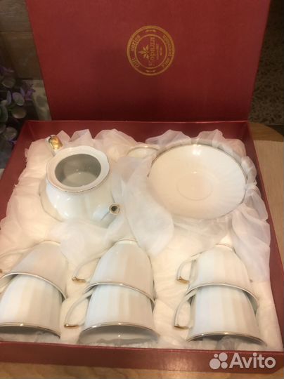 Сервиз новый чайный фирмы Коралл