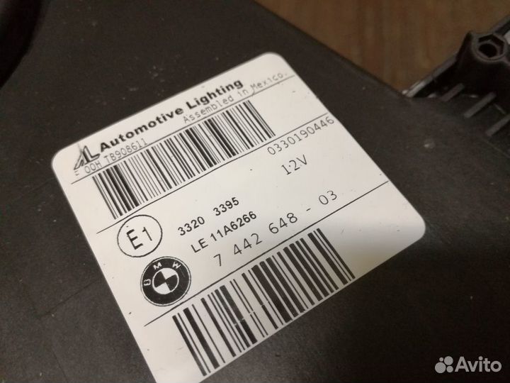 Новая фара 63117442648 BMW X5 X6 F15 F16