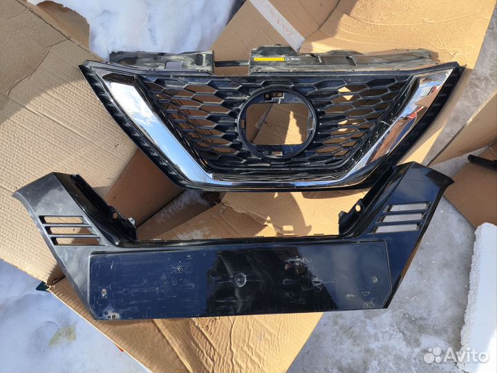 Решетка радиатора Nissan Qashqai j11 рестайлинг