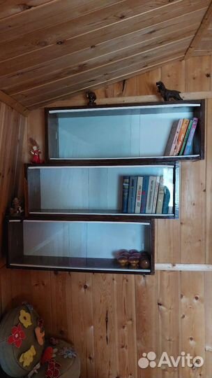 Книжные полки со стеклом СССР