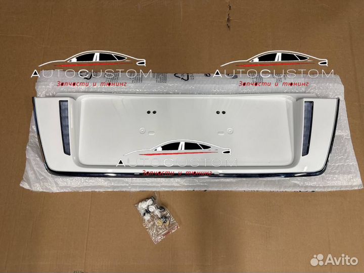 Рамка номера Lexus LX LED светодиодная подсветка