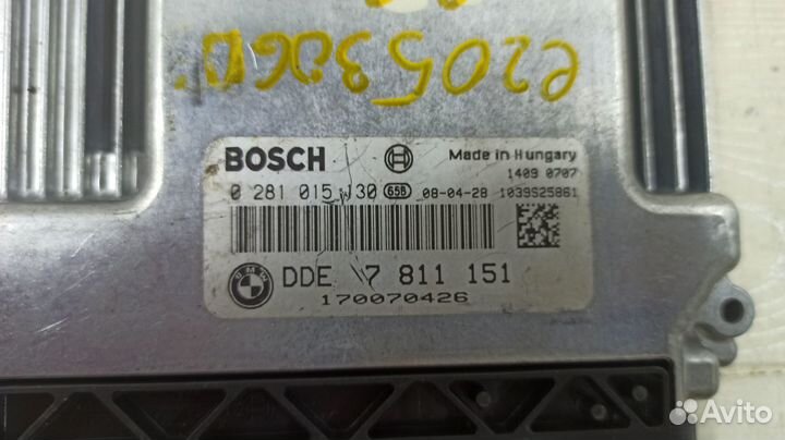 Блок управления двигателем BMW 5-серия E60 E61 M57