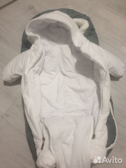 Комплект на выписку для мальчика зимний