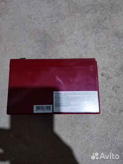 Аккумулятор 12В 7.2ач