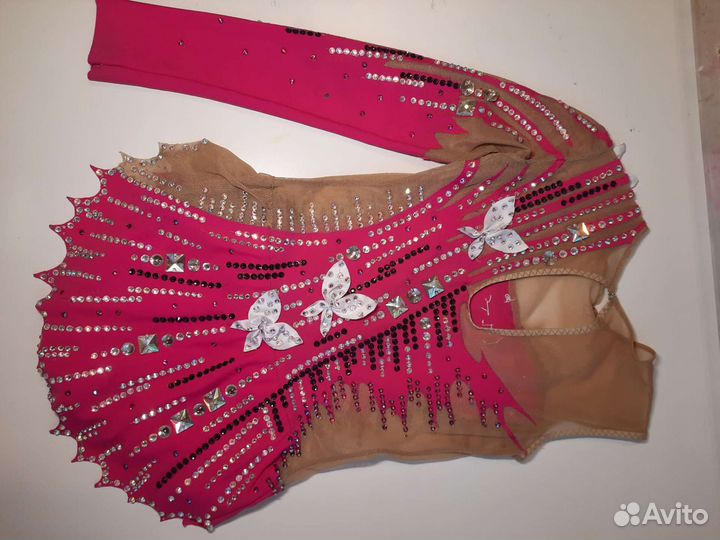 Купальник для художественной гимнастики на 6-8 лет