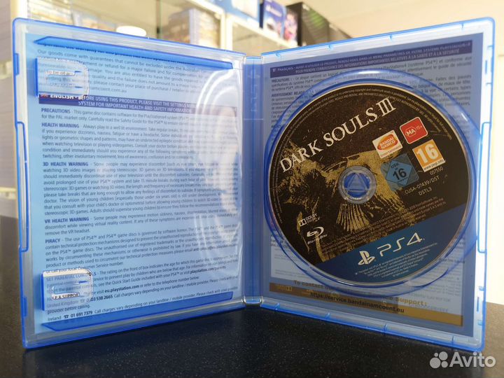 Dark Souls III Игра года PS4 (Б/У)