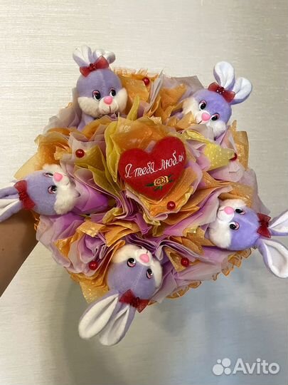 Букет из мягких игрушек