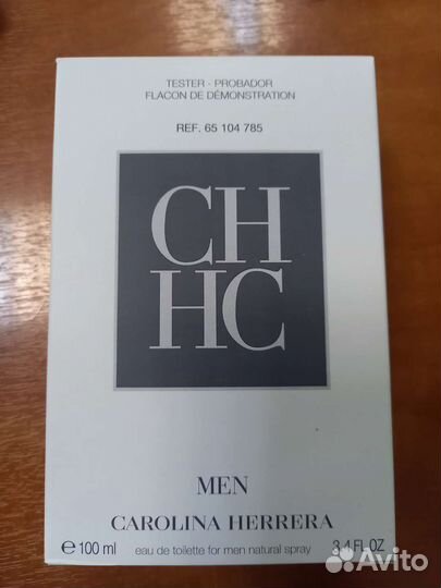 CH MEN carolina herrera тестер 100ml