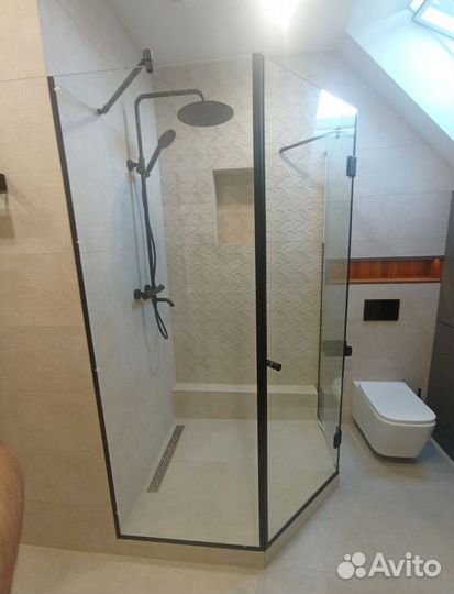 Душевая кабина из стекла