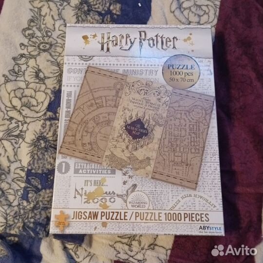 Паззлы Гарри Поттер Карта мародёров 1000 деталей