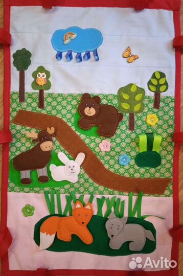 Панно из фетра, ширма, коврик