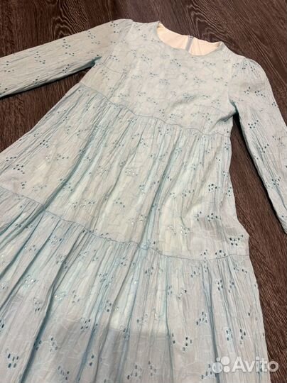 Платье голубое