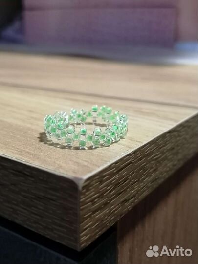 Кольцо из бисера