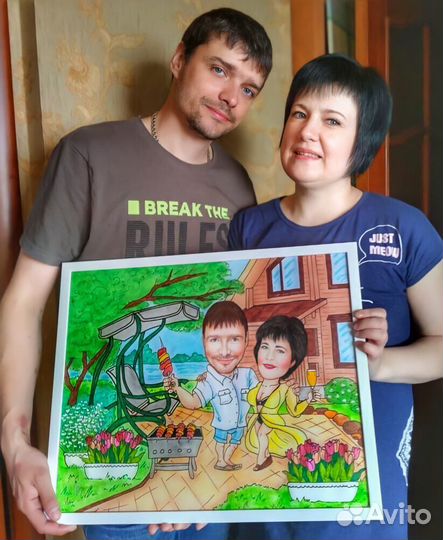 Шаржи с сюжетом. Художник