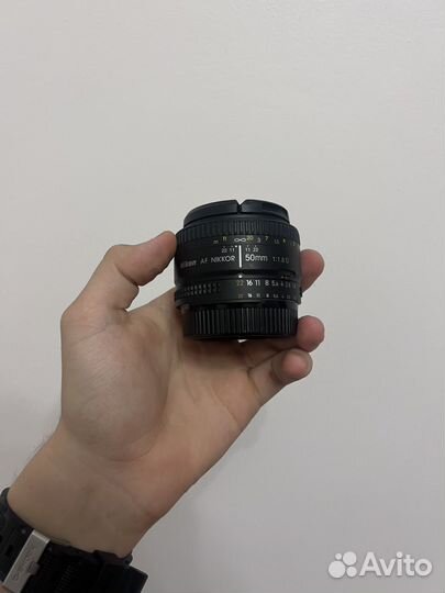Объектив nikon af nikkor 50mm 1.8
