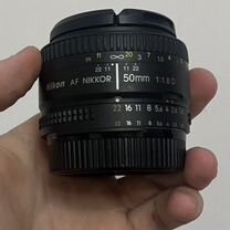 Объектив nikon af nikkor 50mm 1.8