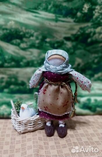 Кукла в народном стиле. кукла ручной работы