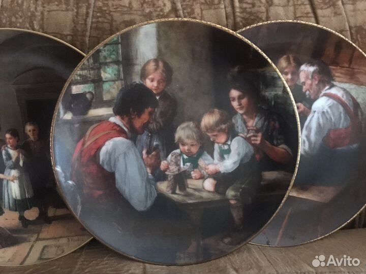 Настенная тарелка по картинам художников