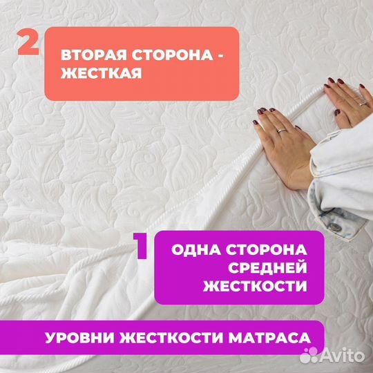 Матрас беспружинный 140х200 лайт