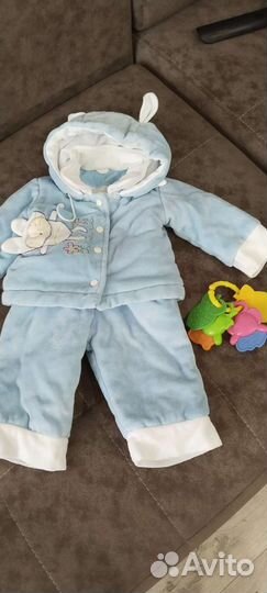 Костюм плюшевый 2-4 мес