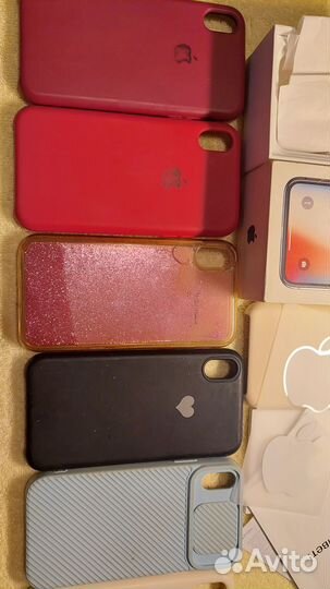 Чехлы и коробка для iPhone X
