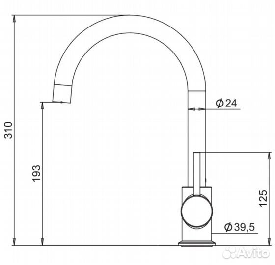 Смесители для кухни и ванной Laparet Miniliada