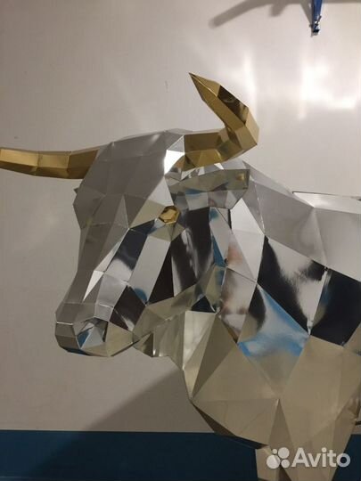 Объемная фигура из картона, декор