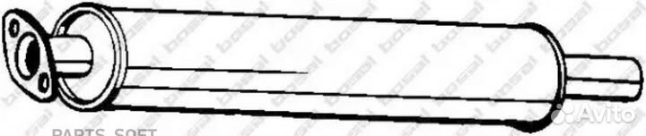 Резонатор ford Focus II 1,6-2,0 11/04