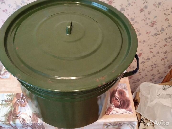 Кастрюля бак эмалированная