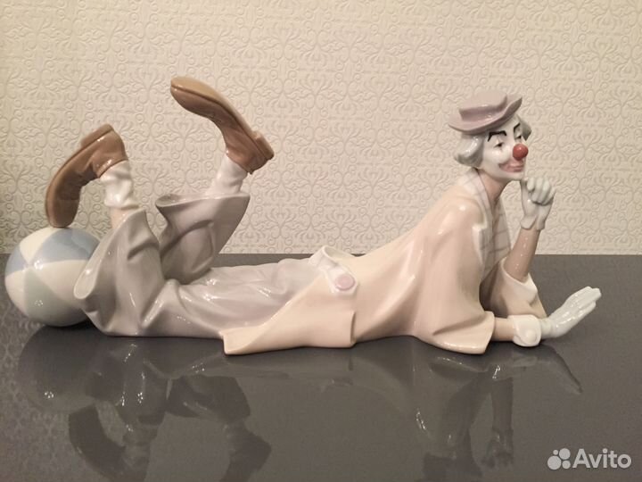 Lladro Ладро фарфоровая статуэтка Большой клоун